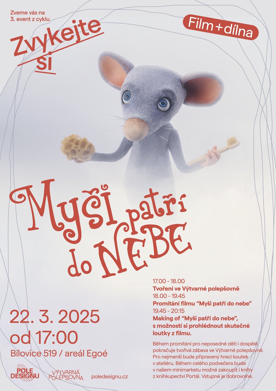 Filmová projekce Myši patří do nebe